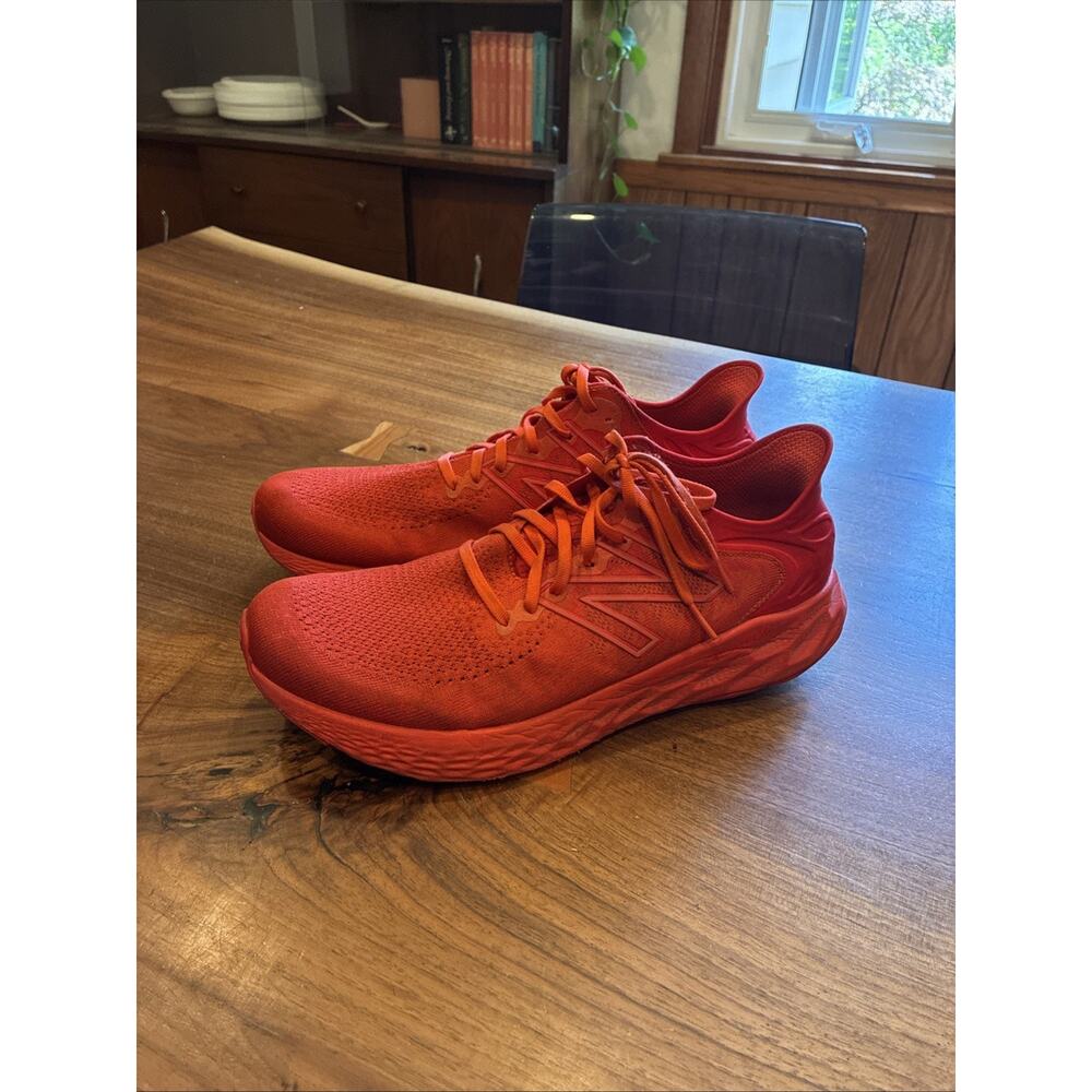 New Balance Fresh Foam‎ X 1080X11 Triple Red Men's Size 12.5 Athletic Running